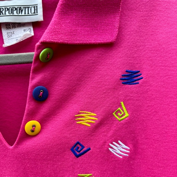 Vintage 80’s Peter Popovitch Women’s S 4 Piece Pink Casual Clothing Pants Set - Picture 6 of 13